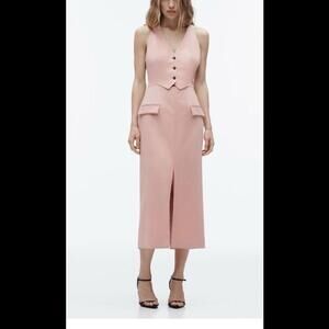 Zara Pink Midi Dress